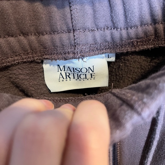 Maison Article Sweatpants - Size L - Neutral Mauve color - Picture 4 of 4